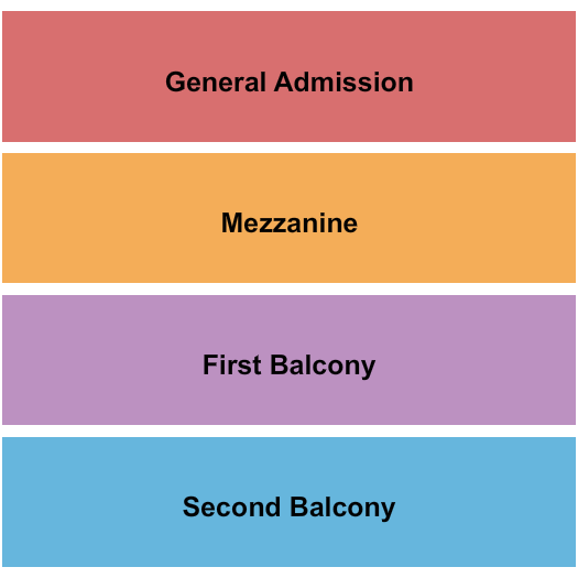 Riviera Theatre - IL GA/Mezz/2Balcony Seating Chart