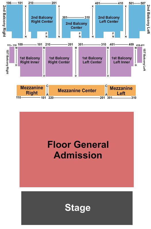 Riviera Theatre - IL Seating Chart