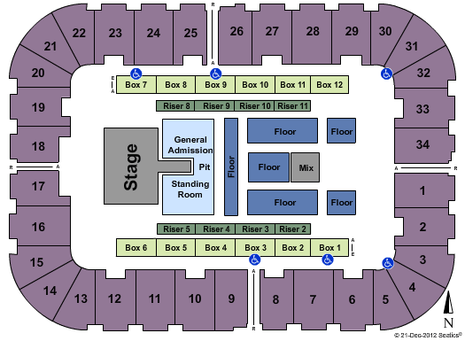 Berglund Center Coliseum Brantley Gilbert Seating Chart
