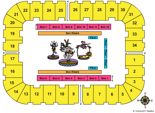 Berglund Center Coliseum Circus Seating Chart
