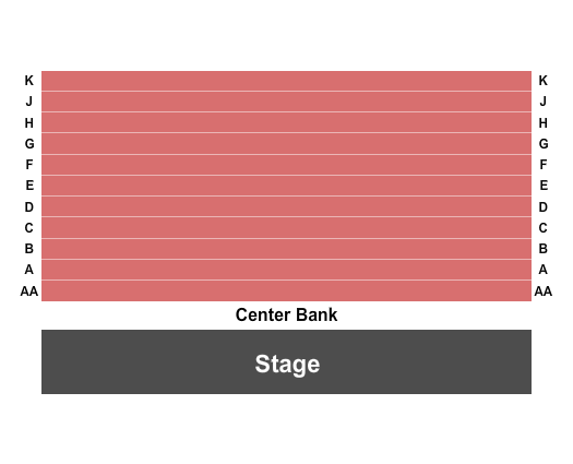 Roberts Studio Theatre at Boston Center For The Arts Endstage 2 Seating Chart