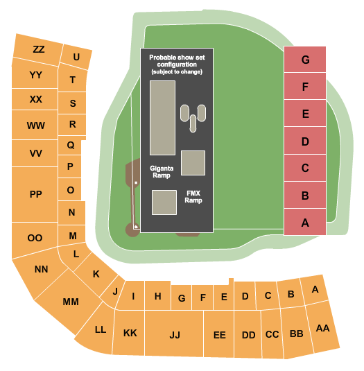 Robin Roberts Stadium Nitro Circus Seating Chart