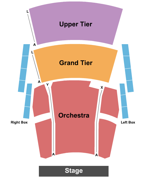 Robinson Center Performance Hall Seating Chart