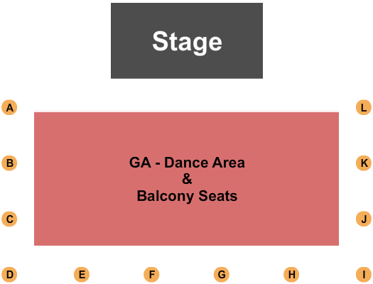 Rochester Opera House GA Dance Floor Seating Chart