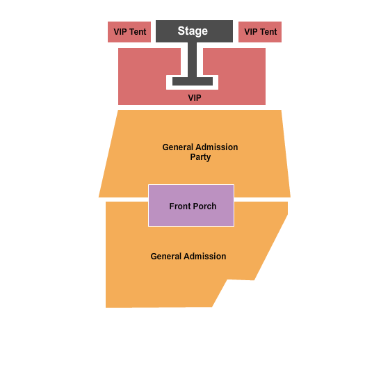 Rock The South -  Cullman Seating Map