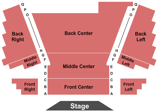 Rockbox Theater Seating Chart