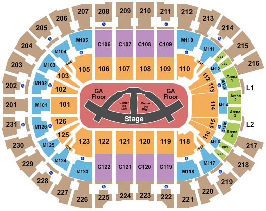 Rocket Mortgage FieldHouse Carrie Underwood Seating Chart