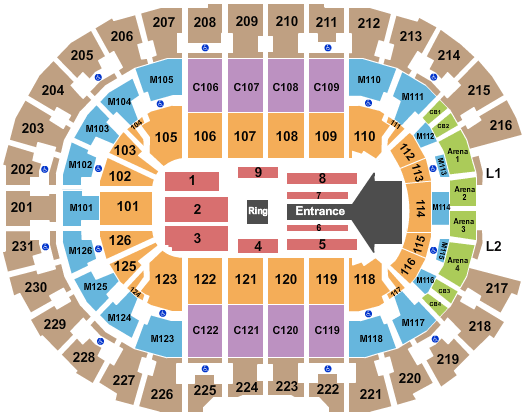 Quicken Loans Interactive Seating Chart