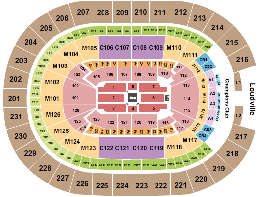 Rocket Mortgage FieldHouse CenterStage Seating Chart
