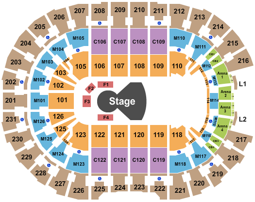 Rocket Mortgage FieldHouse Cirque OVO Seating Chart
