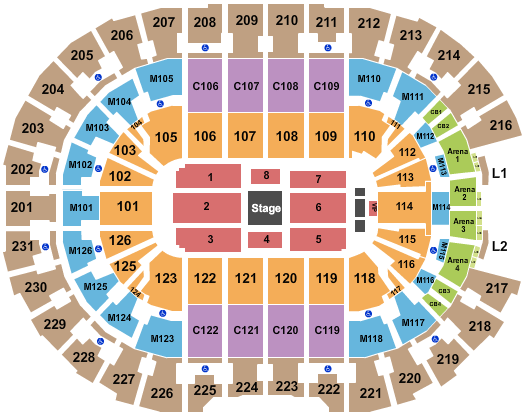 Rocket Mortgage FieldHouse Dave Chappelle Seating Chart