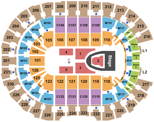 Rocket Mortgage FieldHouse For King and Country Seating Chart