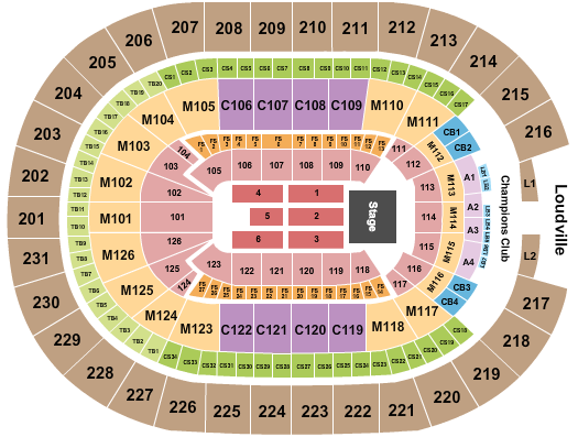 Rocket Mortgage FieldHouse Genesis Seating Chart