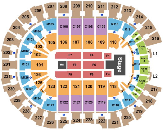 Rocket Mortgage FieldHouse Matt Rife Seating Chart