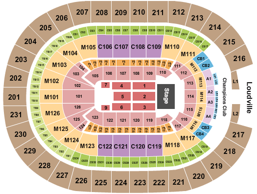 Rocket Mortgage FieldHouse Trans Siberian Orchestra Seating Chart