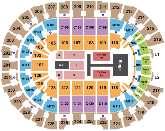 Rocket Mortgage FieldHouse Seating Chart