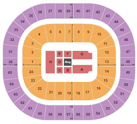 Rod Laver Arena WWE Seating Chart