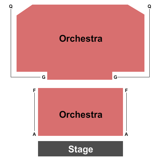 Rodey Theatre At UNM End Stage Seating Chart