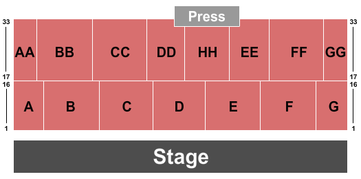 Roger Harring Stadium DCI Seating Chart