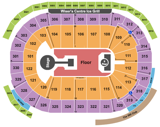 Rogers Arena Childish Gambino Seating Chart