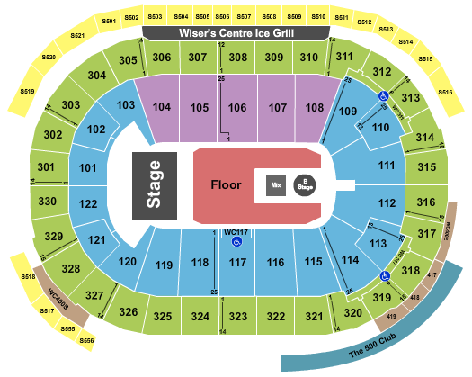 Rogers Arena Chris Brown Seating Chart