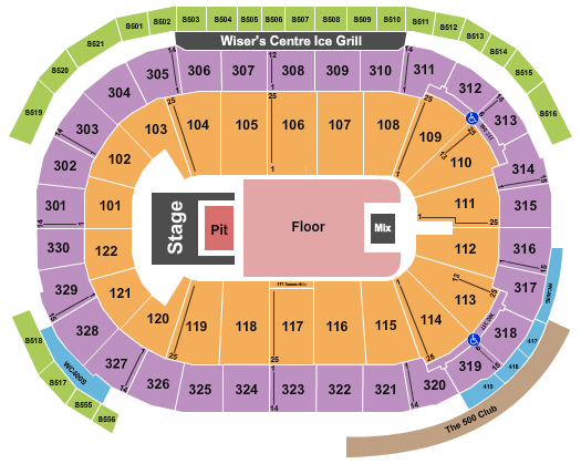 Rogers Arena Doja Cat Seating Chart
