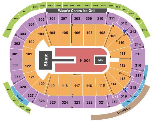 Rogers Arena Future Seating Chart