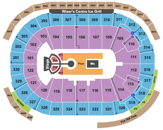 Rogers Arena Imagine Dragons 2 Seating Chart