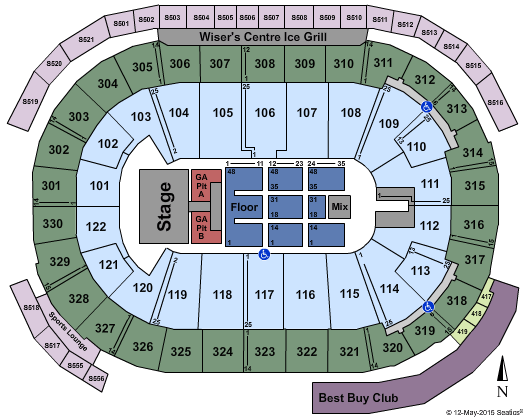 Rogers Arena Jason Aldean Seating Chart