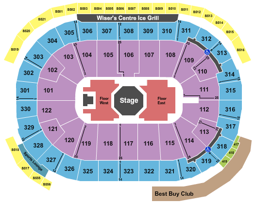 Rogers Arena Jay Z Seating Chart