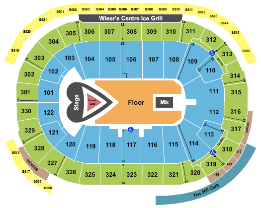 Rogers Arena Karol G Seating Chart