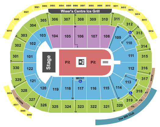 Rogers Arena Kaytranada Seating Chart