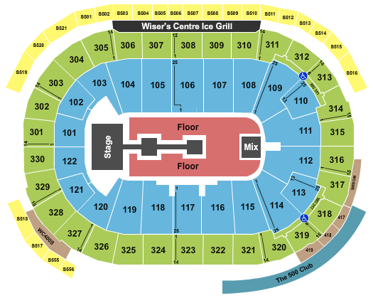 Rogers Arena Kendrick Lamar-2 Seating Chart