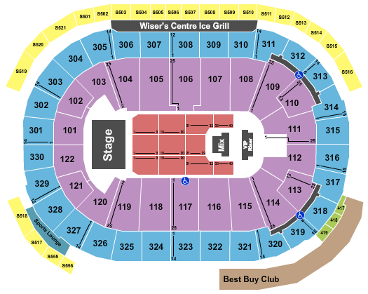 Rogers Arena Kendrick Lamar Seating Chart
