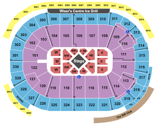 Rogers Arena Kevin Hart Seating Chart
