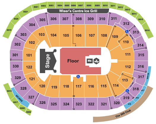 Rogers Arena Kiss 2023 Seating Chart