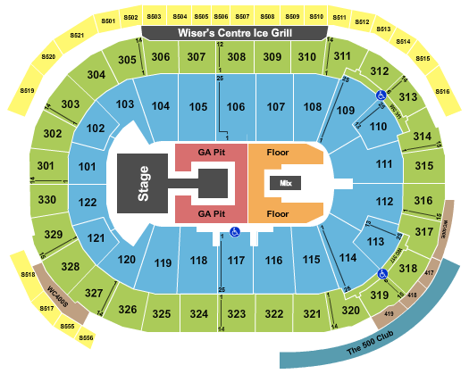 Rogers Arena Lizzo Seating Chart