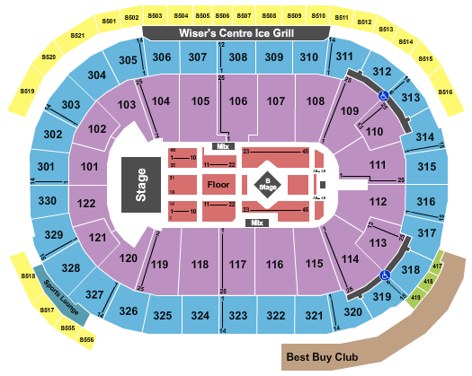 Rogers Arena Lorde Seating Chart