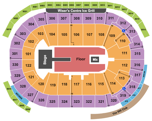 Rogers Arena Maroon 5 2 Seating Chart