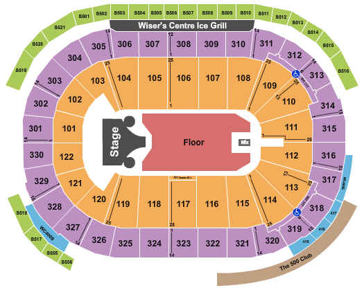 Rogers Arena Missy Elliott Seating Chart