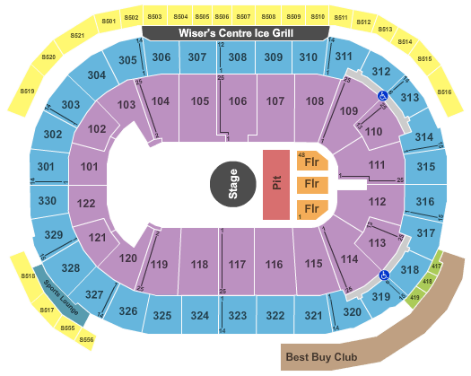 Rogers Arena Neil Young Seating Chart