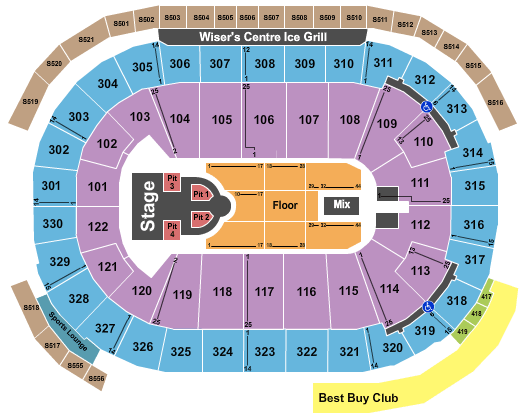 Rogers Arena Nicki Minaj & Future Seating Chart