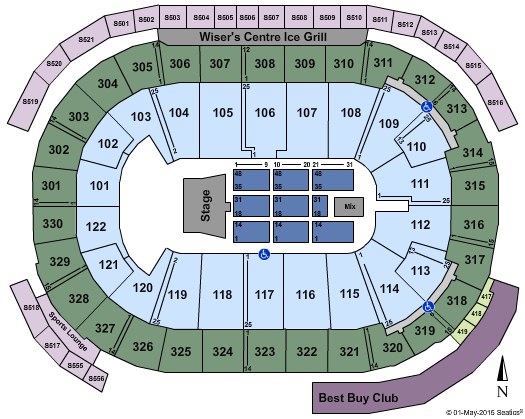 Rogers Arena Nicki Minaj Seating Chart