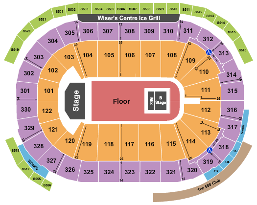 Rogers Arena Tyler The Creator Seating Chart