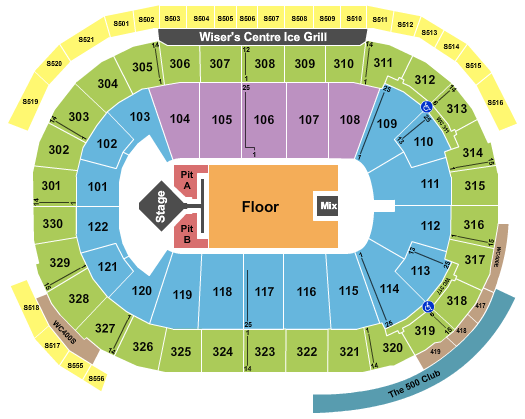 Rogers Arena Wizkid Seating Chart