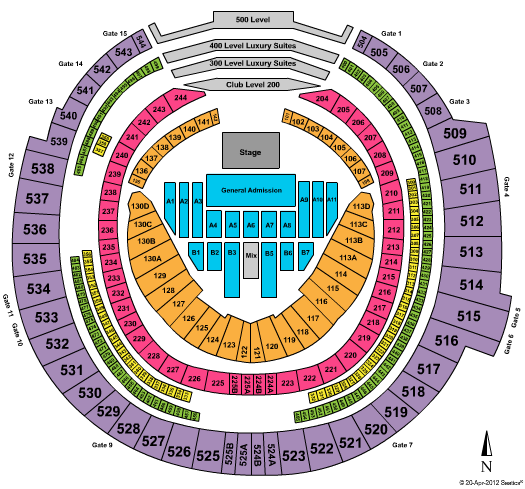 Rogers Centre Bruce Springsteen Seating Chart