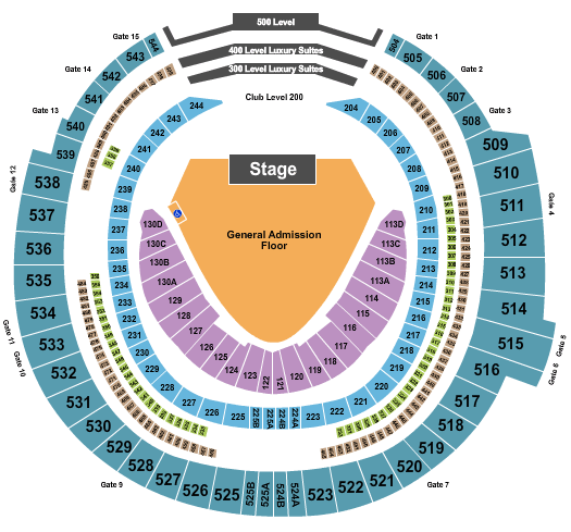 Rogers Centre Foo Fighters Seating Chart