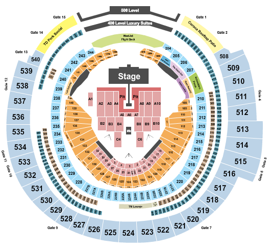Rogers Centre Green Day 2024 Seating Chart