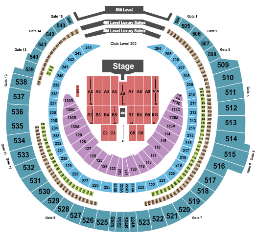Rogers Centre Journey & Def Leppard Seating Chart