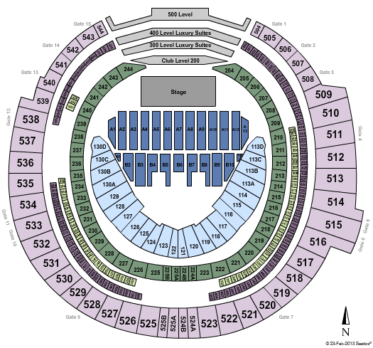 Rogers Centre Justin Timberlake Seating Chart